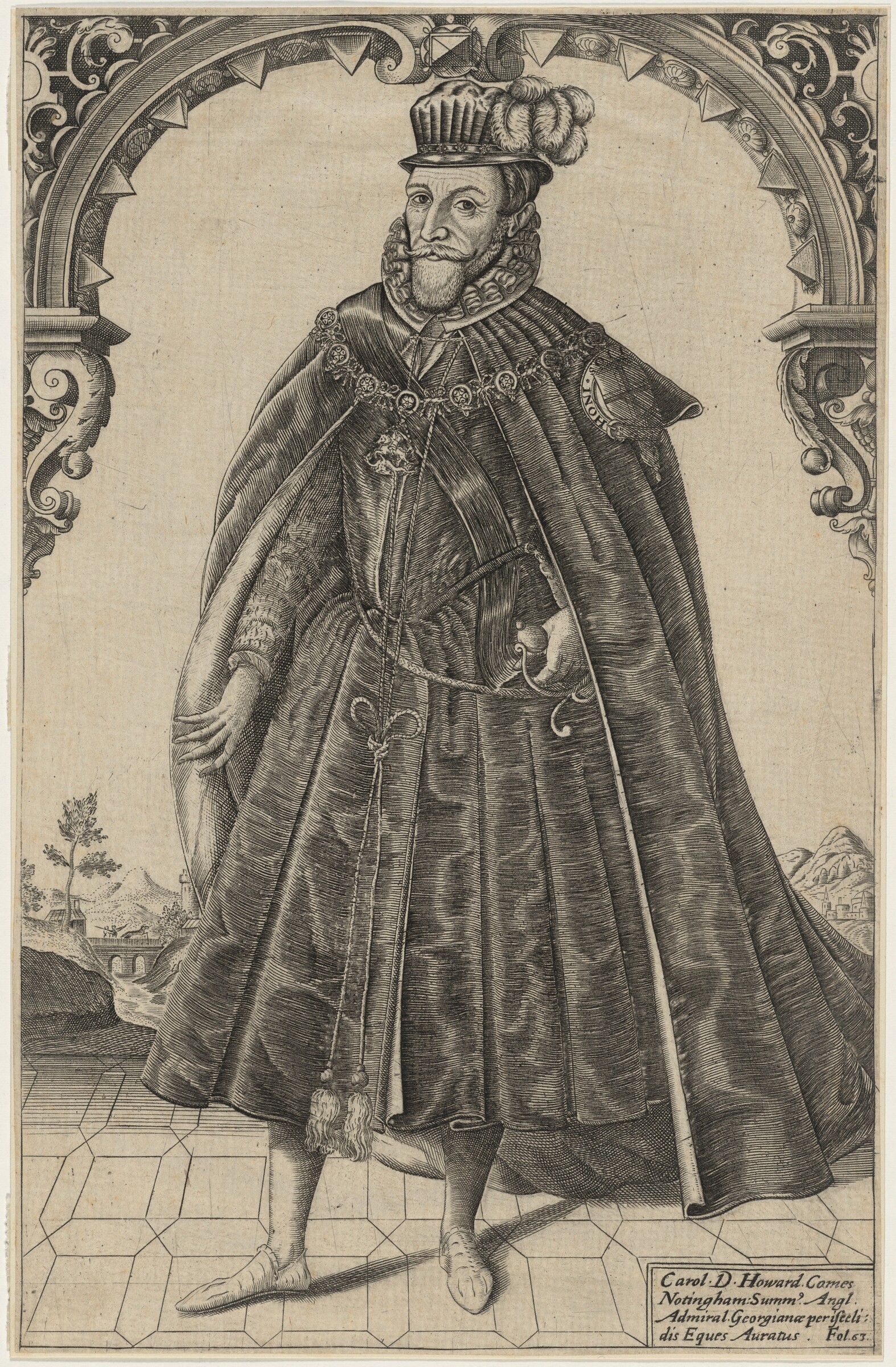 Charles Howard, First Earl of Nottingham, William Rogers, published 1602