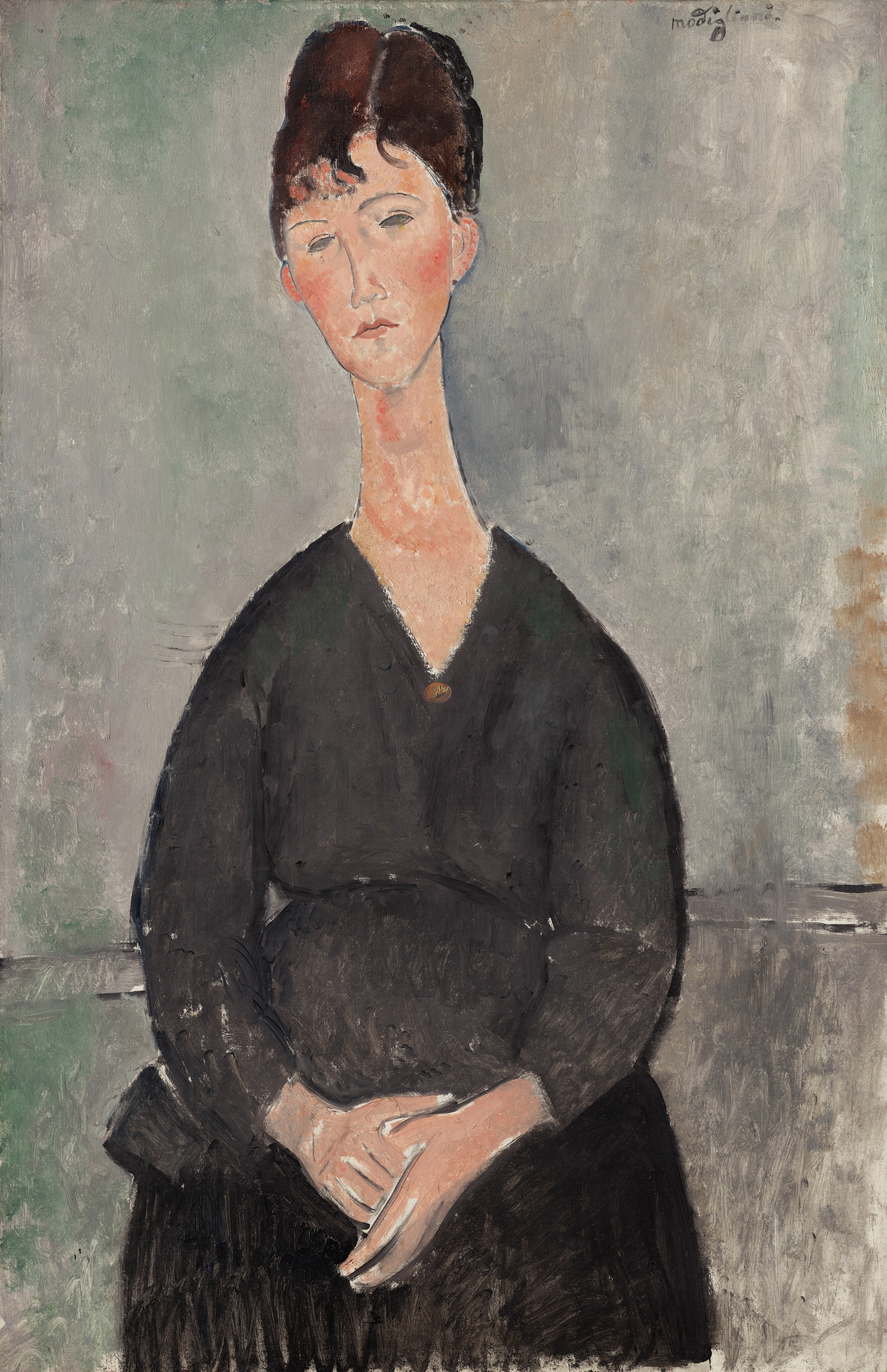 Amedeo Modigliani - Gypsy Woman with Baby