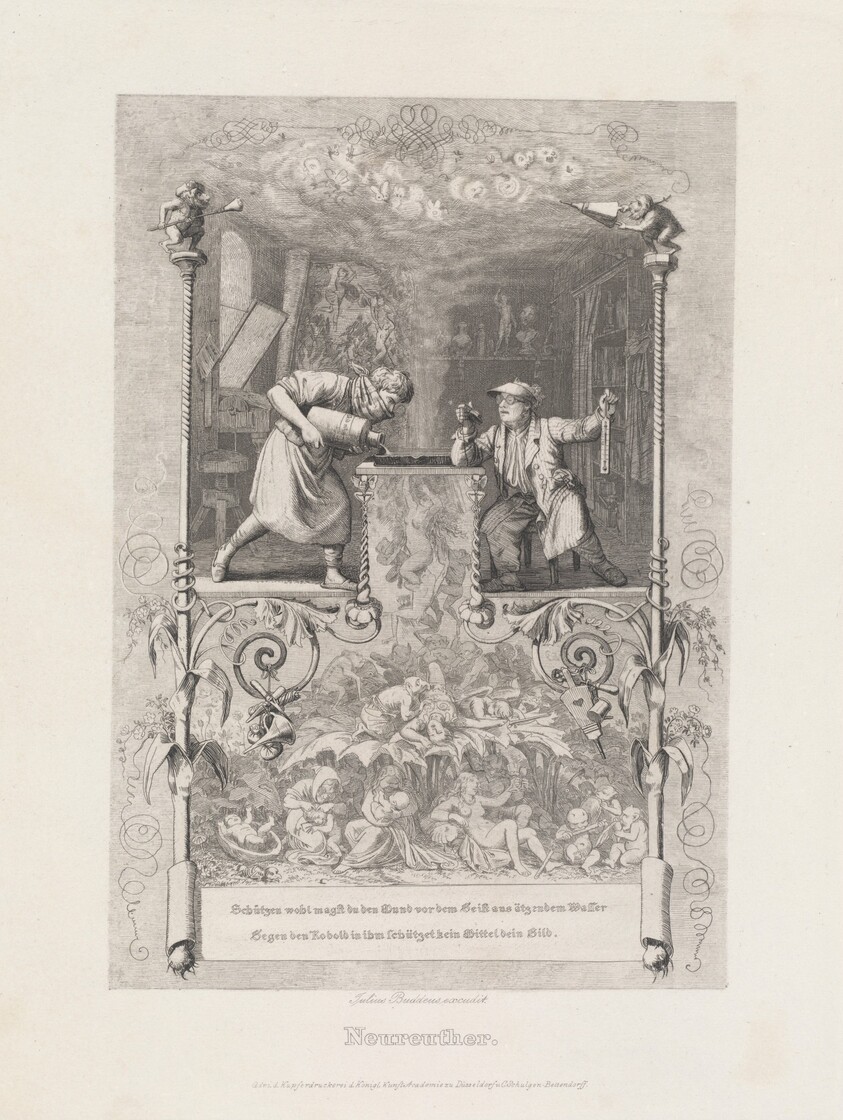 Neureuther (Self-Portrait in the Etching Studio)