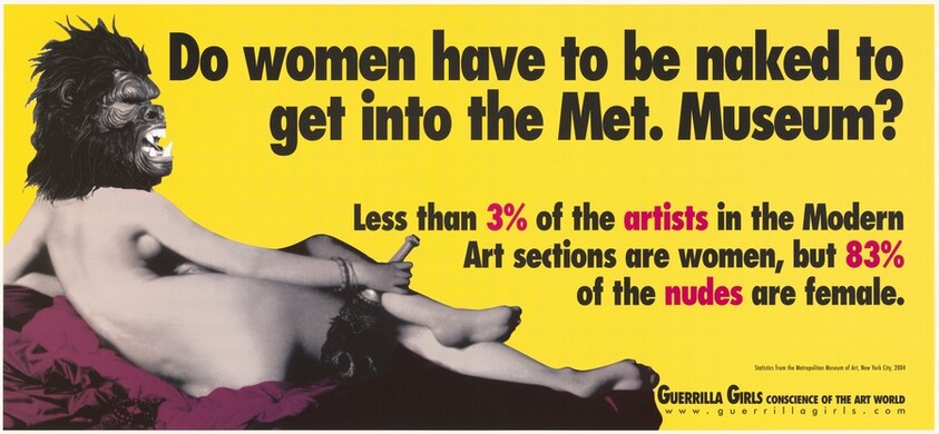Do Women Have to be Naked to get into the Met. Museum?