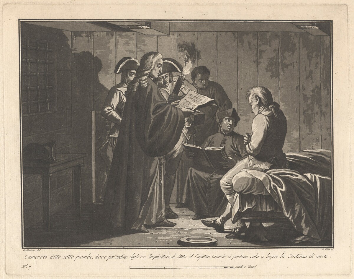 The "Sotto Piombi," Where Death Sentences Were Read