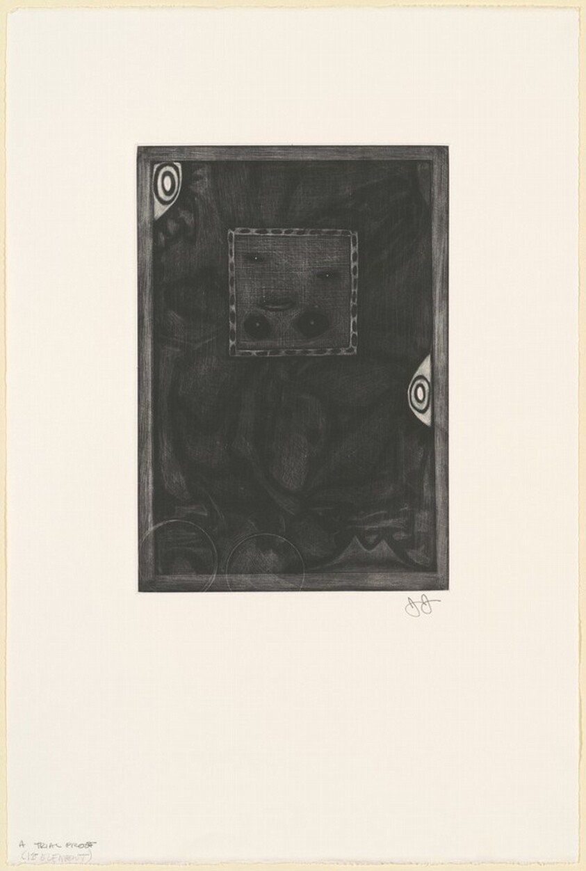 Untitled (Purple Mezzotint) [trial proof A]