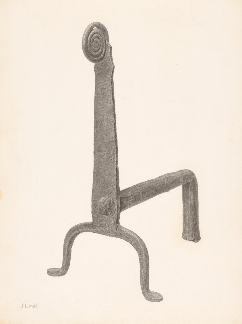 Andiron (one of pair)
