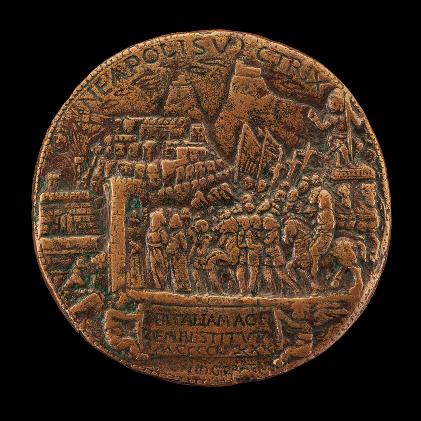 Alfonso's Triumphal Entry into Naples [reverse]