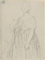 Sketch for Madame Moitessier, Jean-Auguste-Dominique Ingres