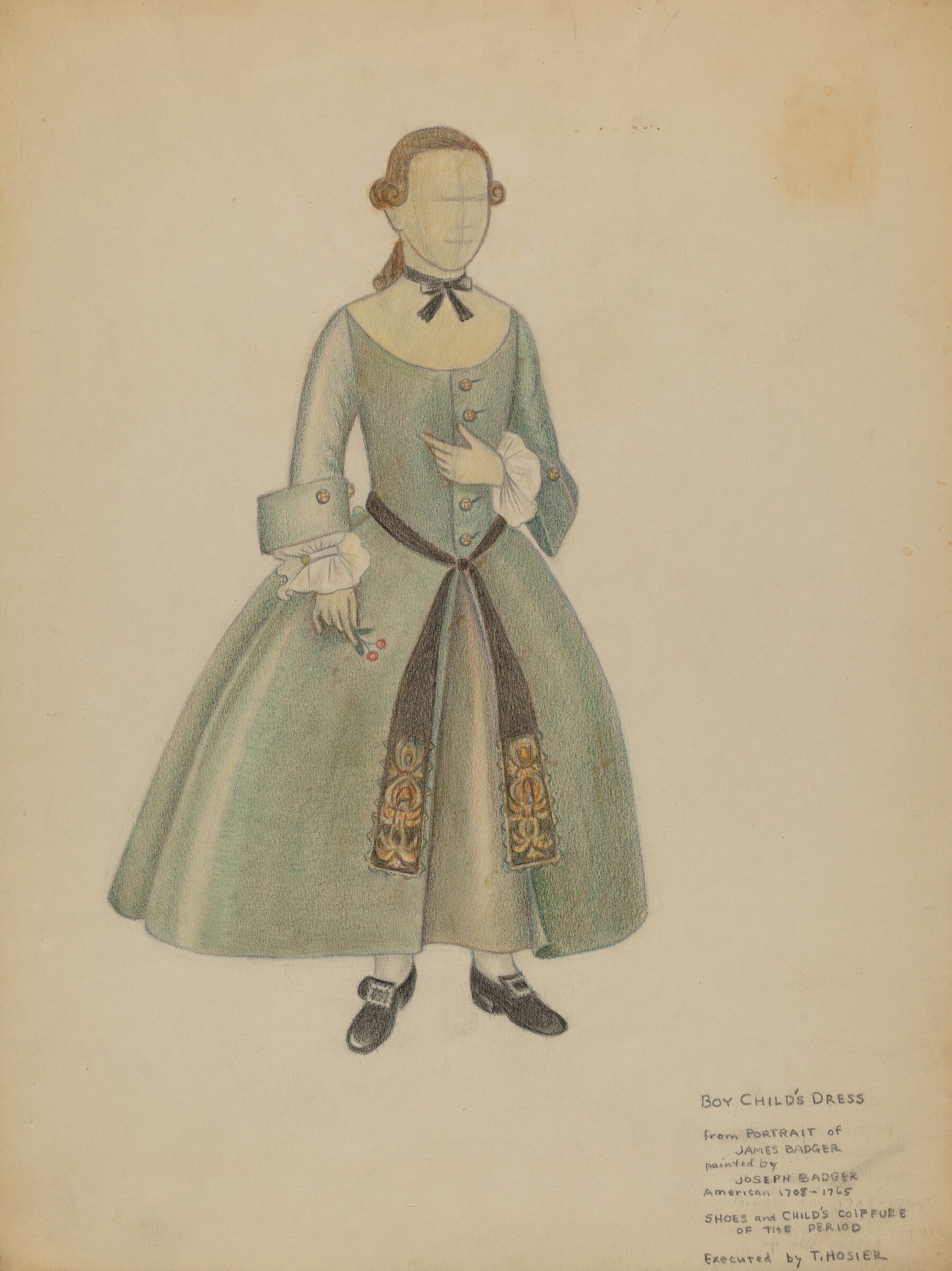 Boy's Dress, Tabea Hosier, c. 1936