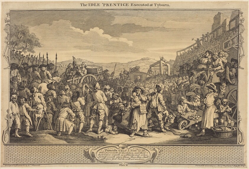 The Idle 'Prentice Executed at Tyburn