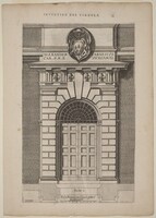 Doorway of Farnese Palace, Vignola (author) and anonymous engraver, c. 1642