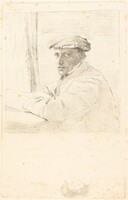 The Engraver Joseph Tourny (Le graveur Joseph Tourny), Edgar Degas, 1857 (first printing)