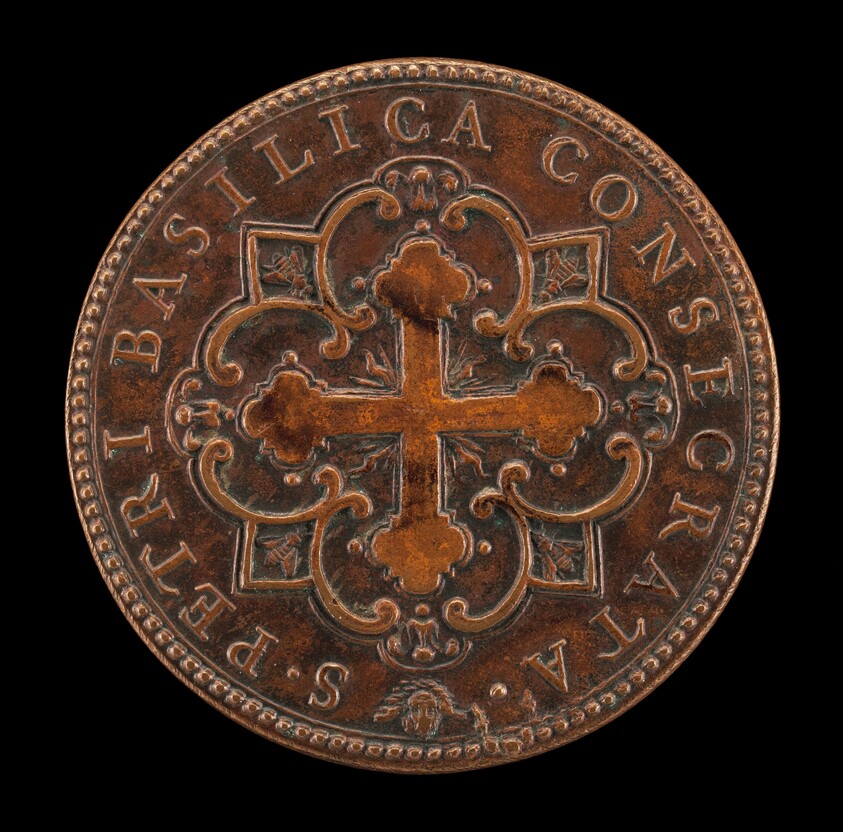 Consecration of St. Peter's (Botonée Cross in Quatrefoil Design) [reverse]
