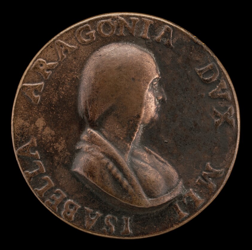 Isabella of Aragon, 1470-1524, Wife of Giangaleazzo Sforza, Duke of Milan, 1489 [obverse]
