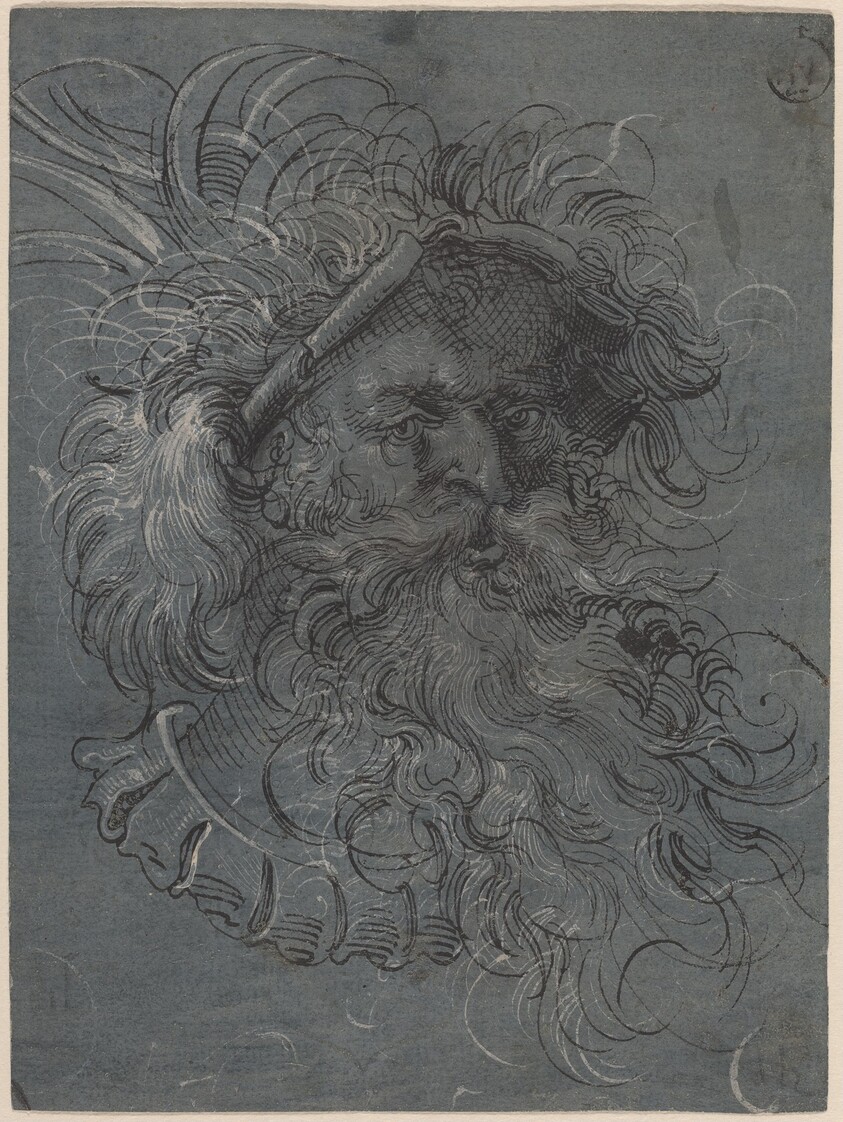 Head of a Bearded Man