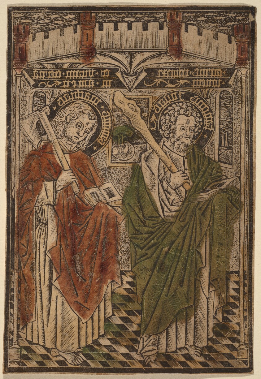 Saint Matthias and Saint Jude with Articles from the Credo