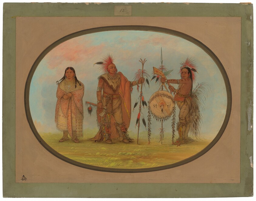 Two Saukie Chiefs and a Woman