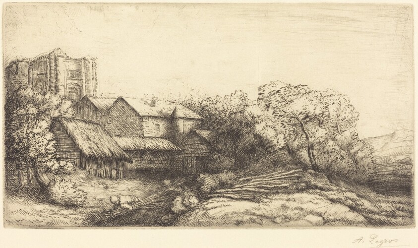 Farm at the Monastery (La ferme de l'abbaye)