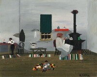 School Studies, Horace Pippin, 1944