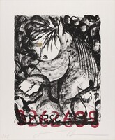 White Horse [special proof], Jonathan Borofsky, 1991