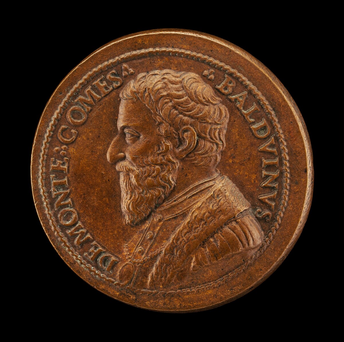 Balduino del Monte, died 1556, Brother of Pope Julius III, Count of Monte Sansovino 1550 [obverse]
