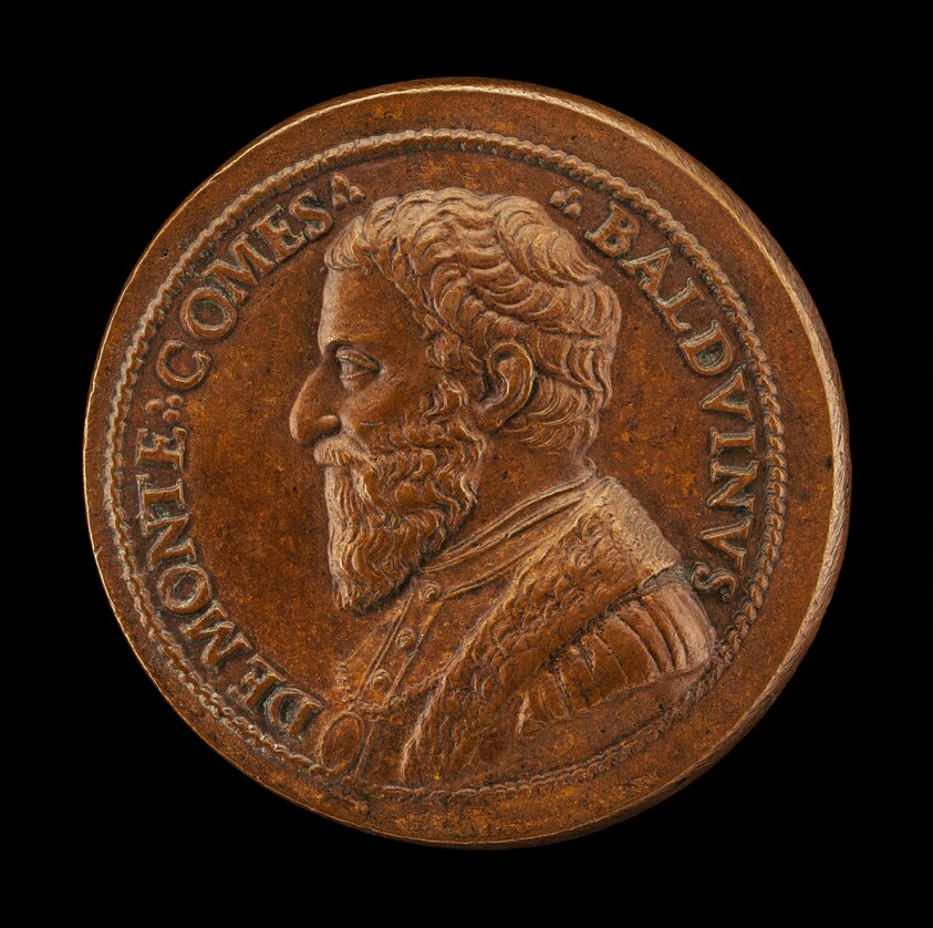 Balduino del Monte, died 1556, Brother of Pope Julius III, Count of Monte Sansovino 1550 [obverse]