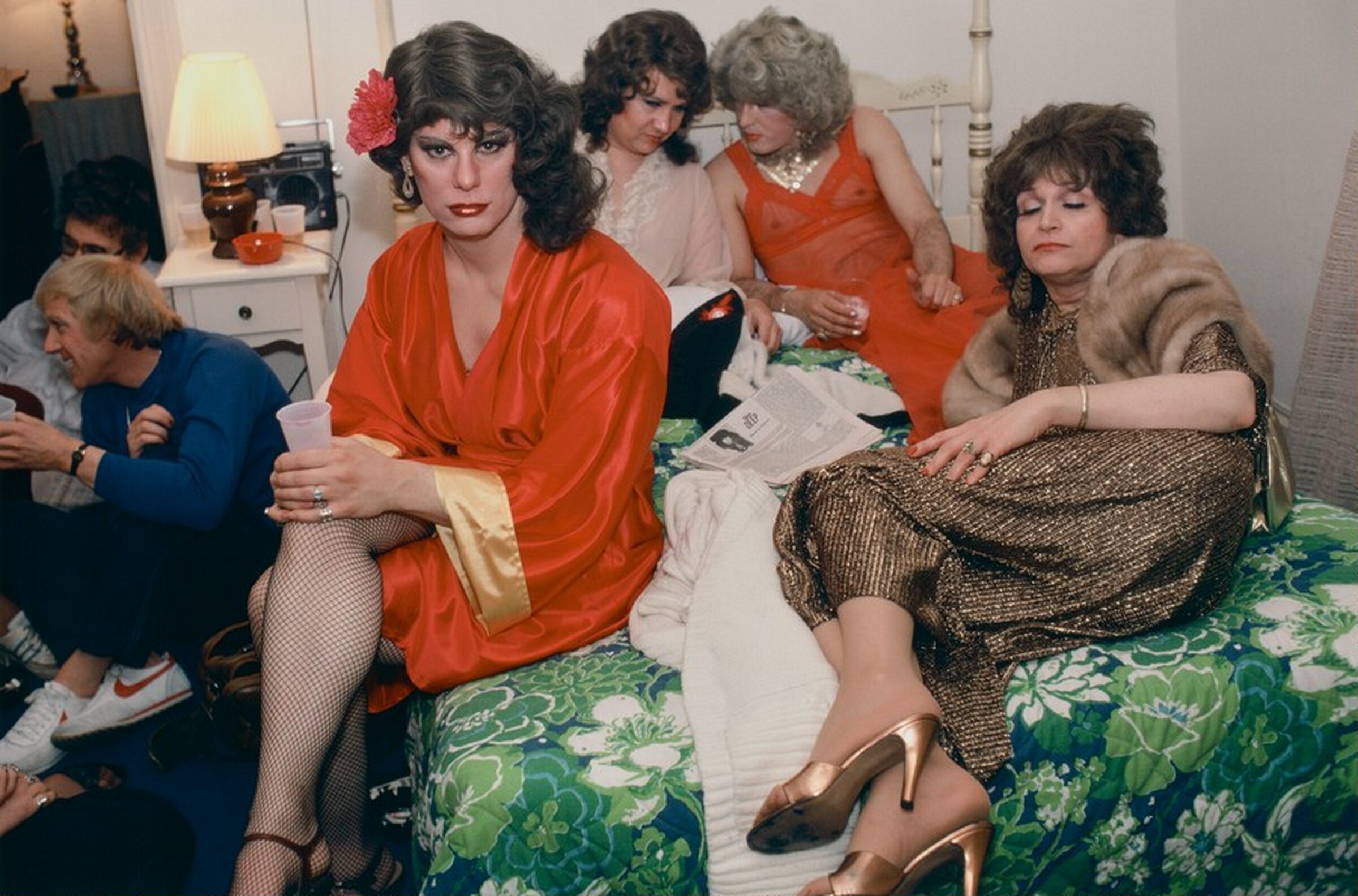 Malinda with Others at the ‘Spring Fling’ Party Days, Provincetown, Massachusetts, Mariette Pathy Allen, 1980, printed later