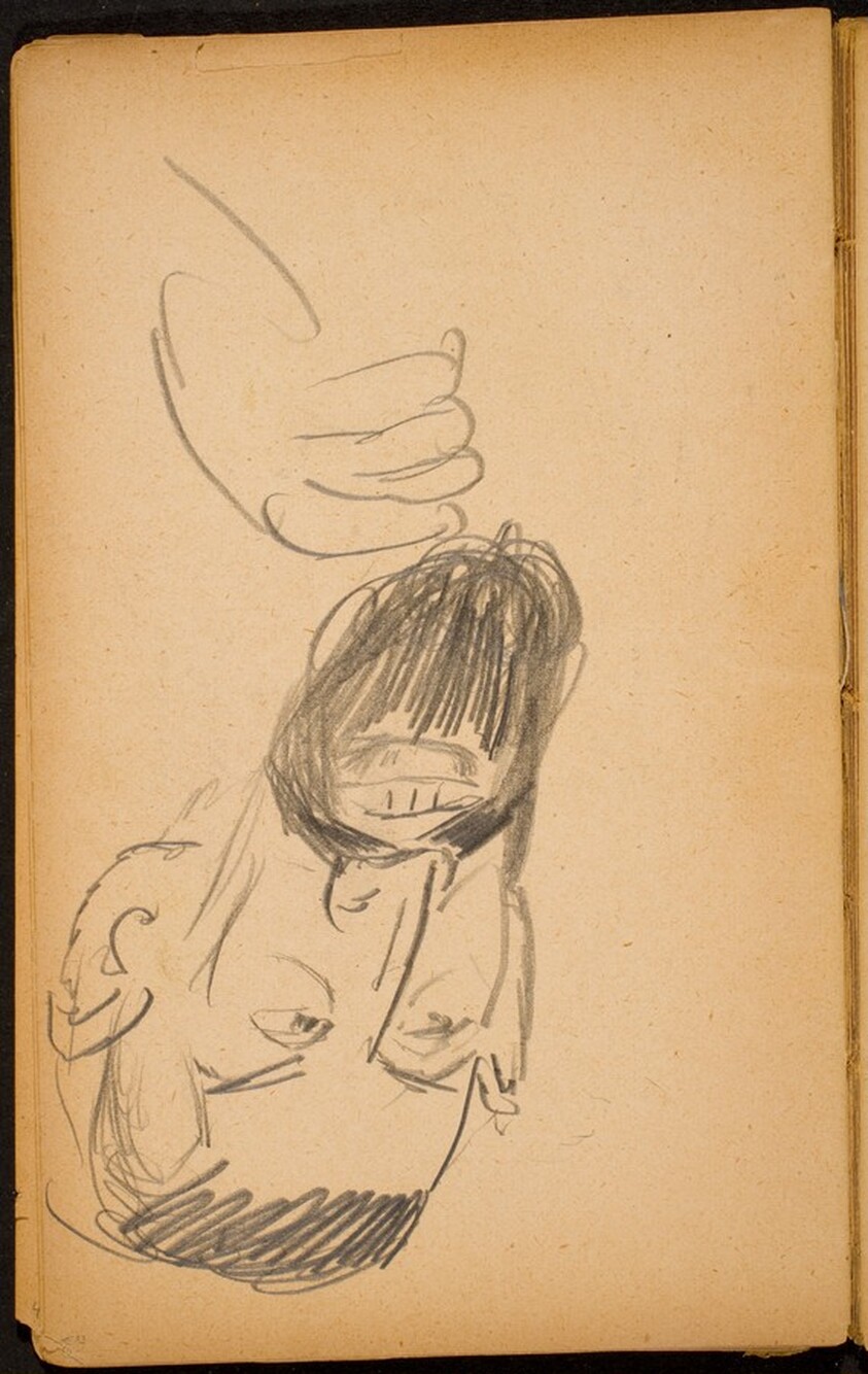 Männliche Bildnisstudie (Male Portrait with Beard) [p. 54]