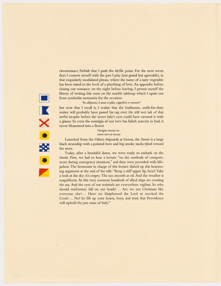 Plate (folio 32, side B, verso) from The Departure of the Argonaut