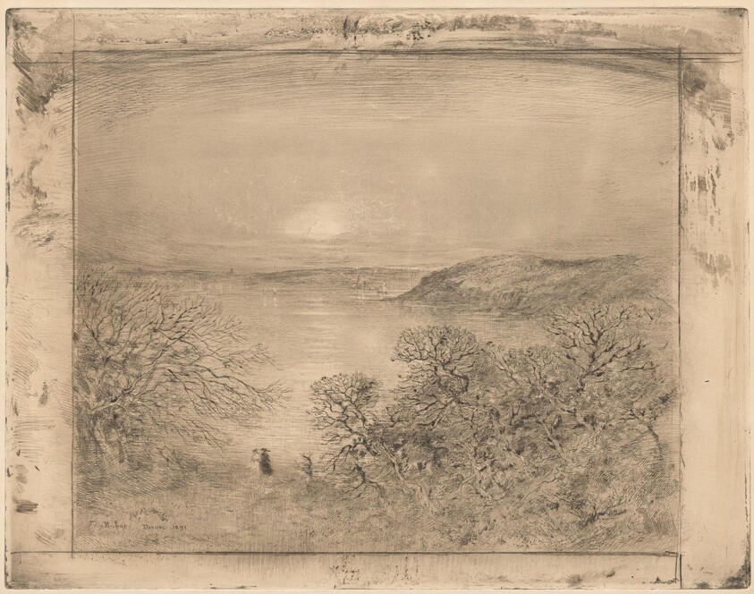 Lever de lune a Dinard (Moonrise at Dinard)