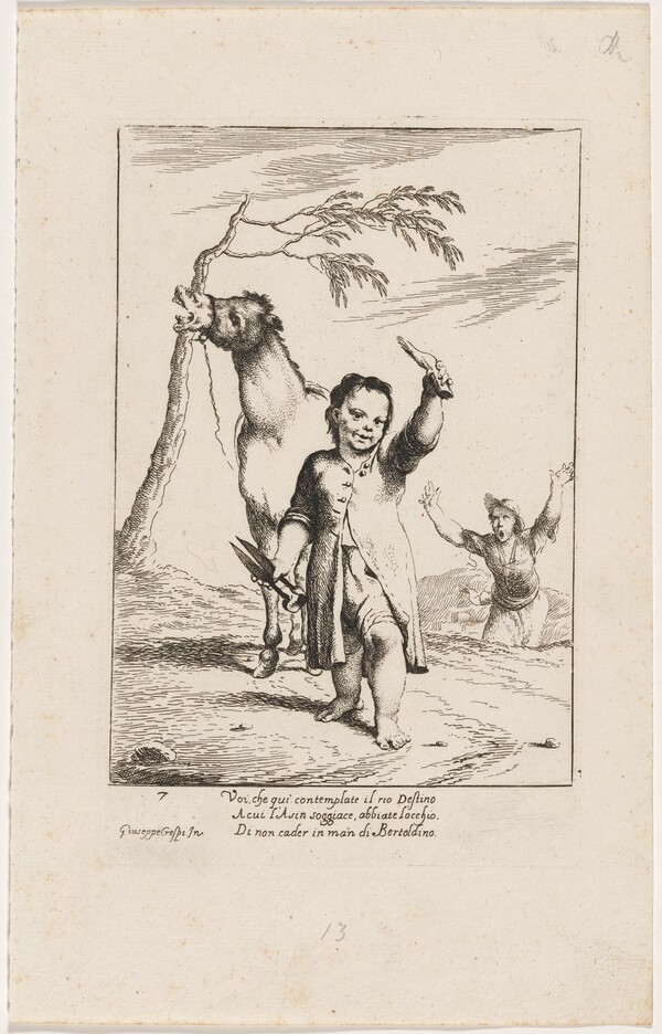 Bertoldino Cutting Off the Donkey's Ears