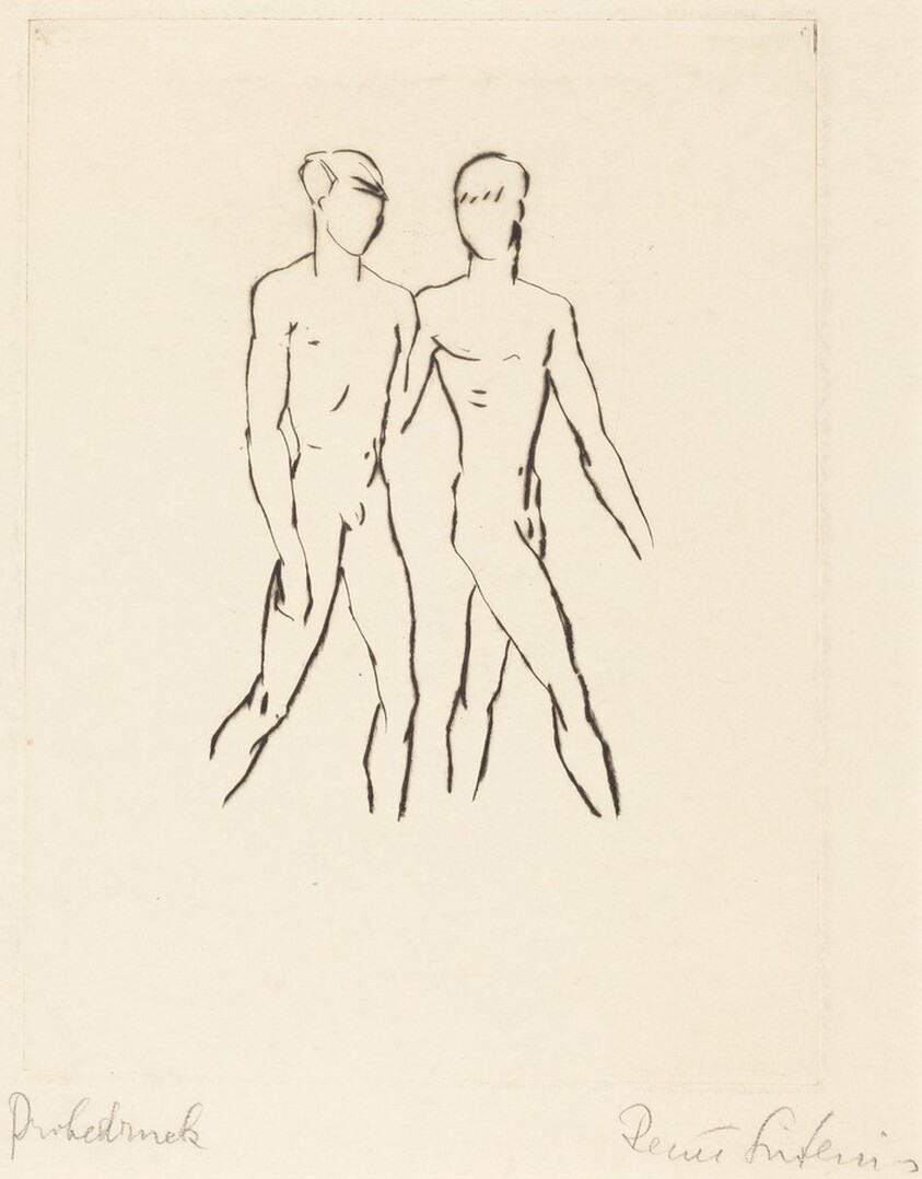 Two Nude Youths