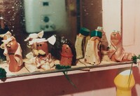 Wurst Serie: Modenschau (Sausage Series: Fashion Show), Fischli & Weiss, 1979