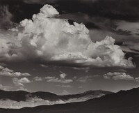 White Mountain Range, Thunderclouds, from the Buttermilk Country, near Bishop, California, Ansel Adams, 1959, printed 1981