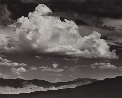 White Mountain Range, Thunderclouds, from the Buttermilk Country, near Bishop, California, Ansel Adams, 1959, printed 1981