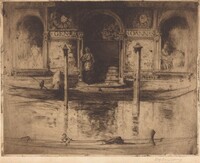 The Palace Doorway, David Young Cameron, 1895