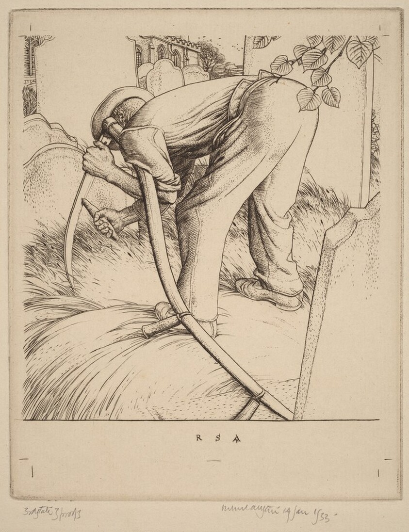 Man with a Scythe
