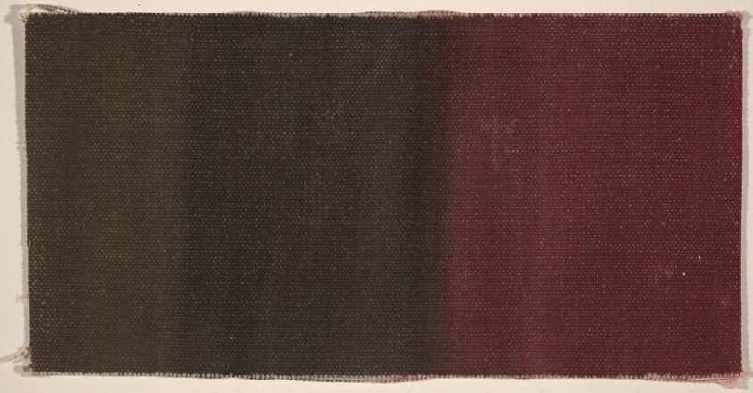 Color Test in Crimson, Black, and Umber