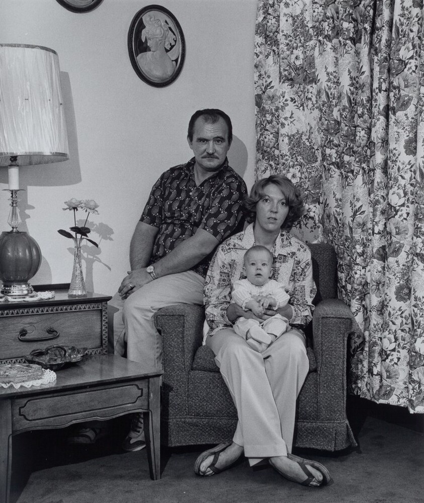 Welder with His Wife and Baby, Atlas Steel Casting