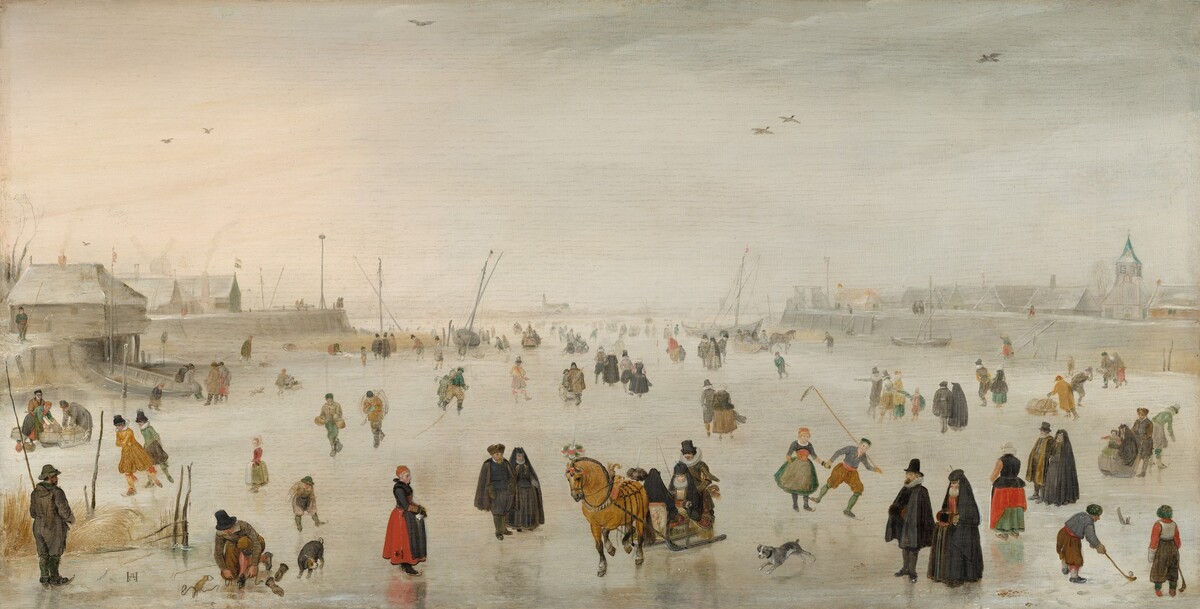 A Scene on the Ice