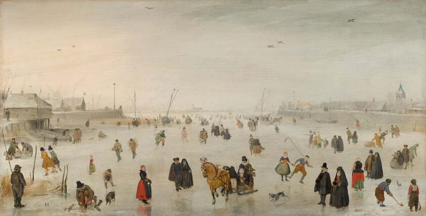 A Scene on the Ice