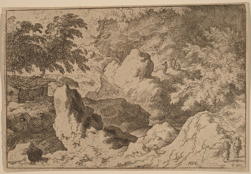 Three Men on a Rock
