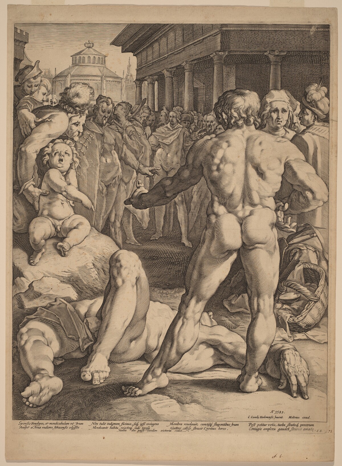 The Fight between Ulysses and Irus