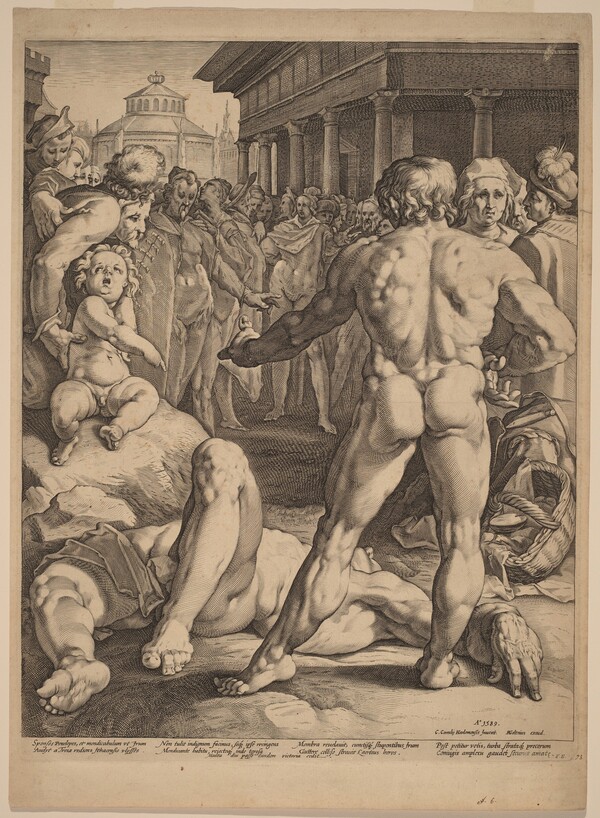 The Fight between Ulysses and Irus