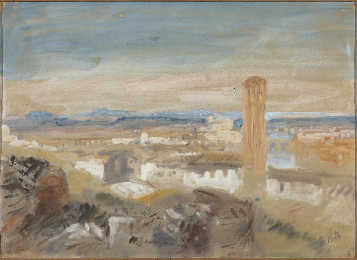 A Campanile among Ruins