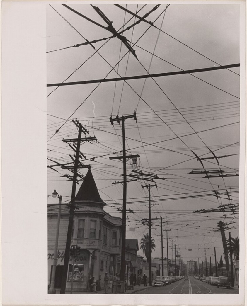 Trolley lines--Los Angeles