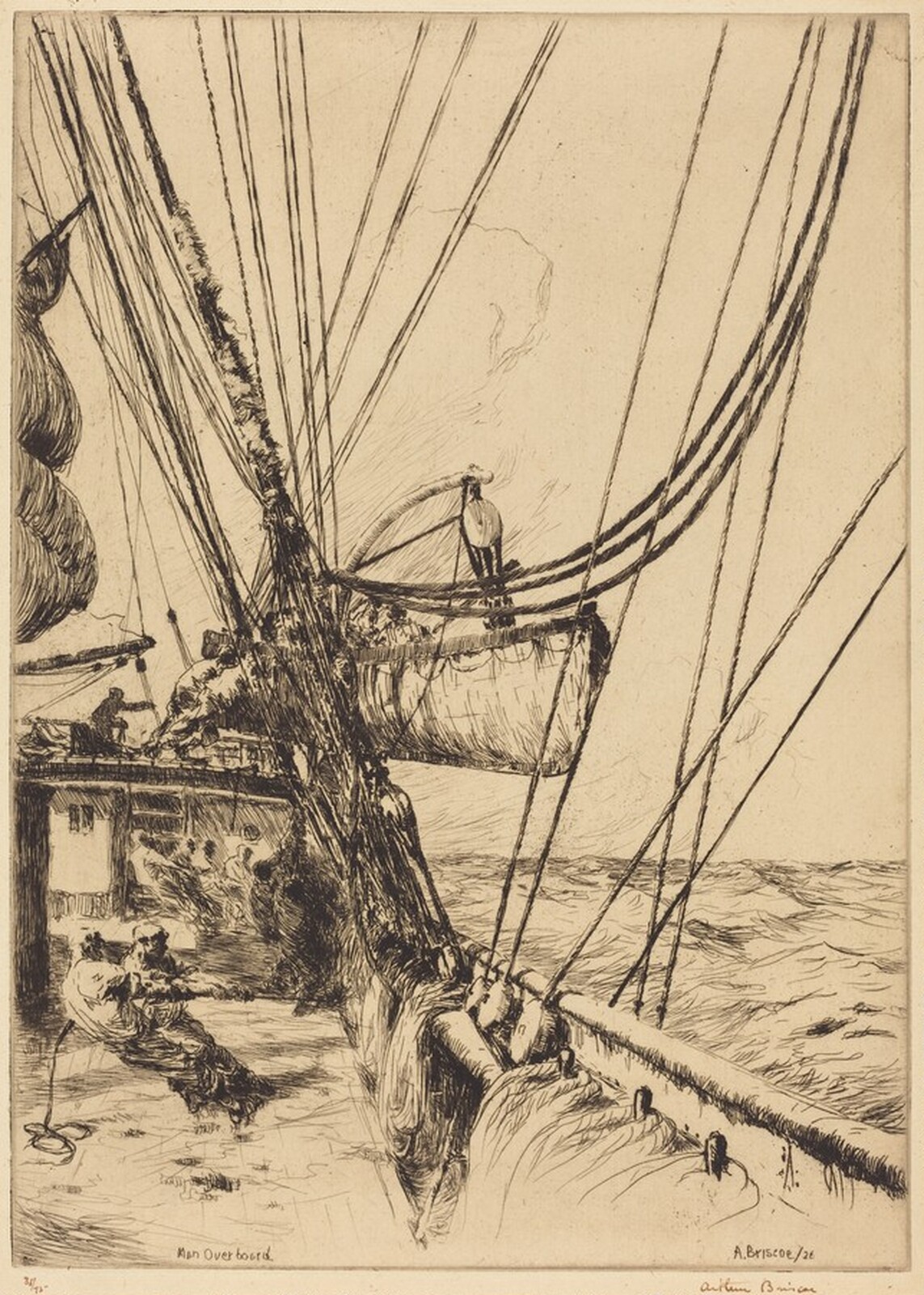 Man Overboard, Arthur Briscoe, 1926