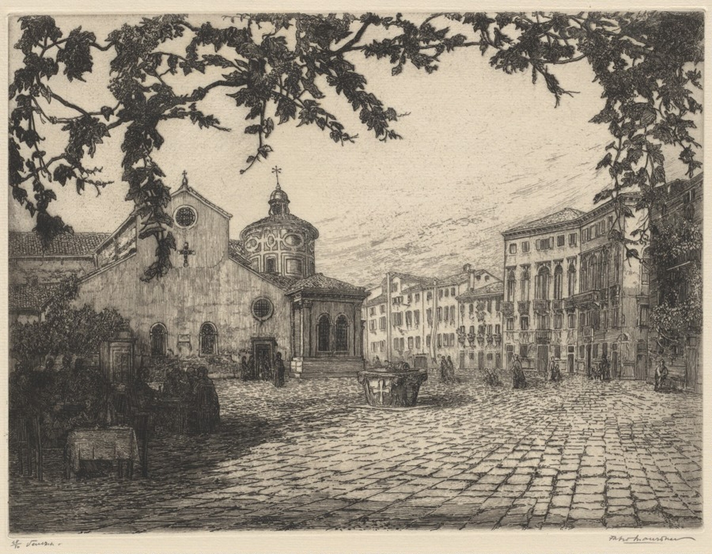 Trattoria "La Vida" (Campo San Giacomo dall'Orio), Fabio Mauroner, 1924