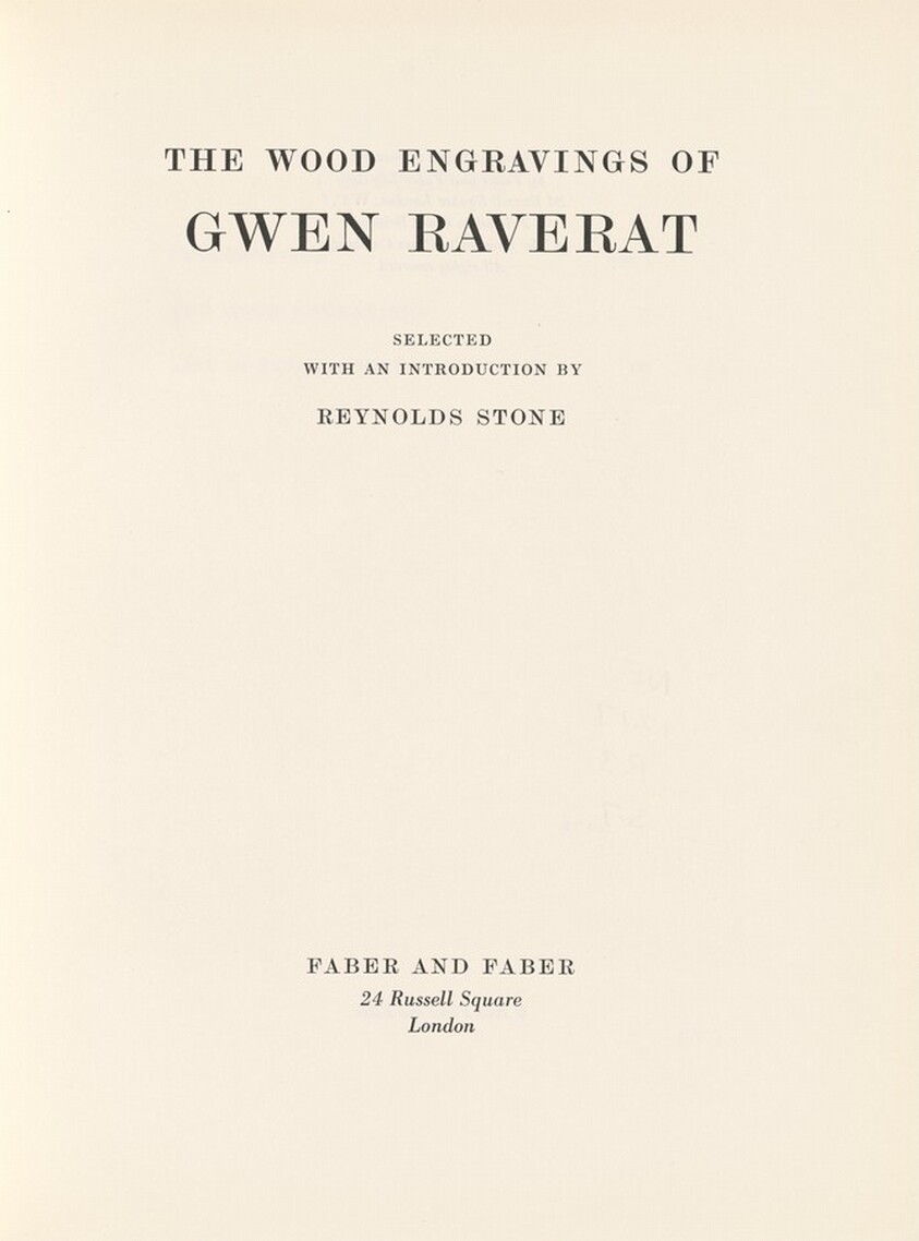 The Wood Engravings of Gwen Raverat