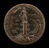 Allegory Celebrating Victory at Lepanto [reverse], Giovanni Vincenzo Melone, 1571