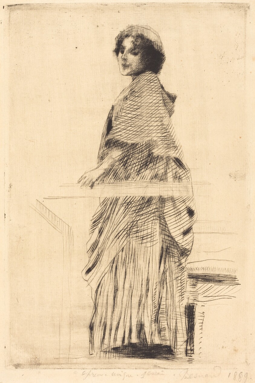 Woman in a Cape (La femme à la pèlerine)