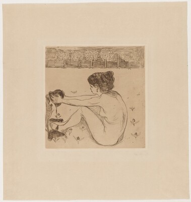 Woman and the Heart, Эдвард Мунк, 1896