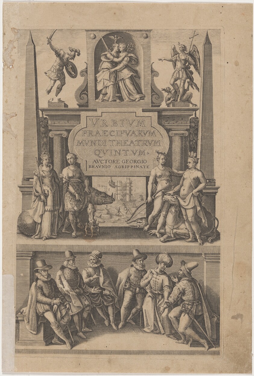 Title Page to Urbium Praecipuarum Mundi Theatrum Quintum